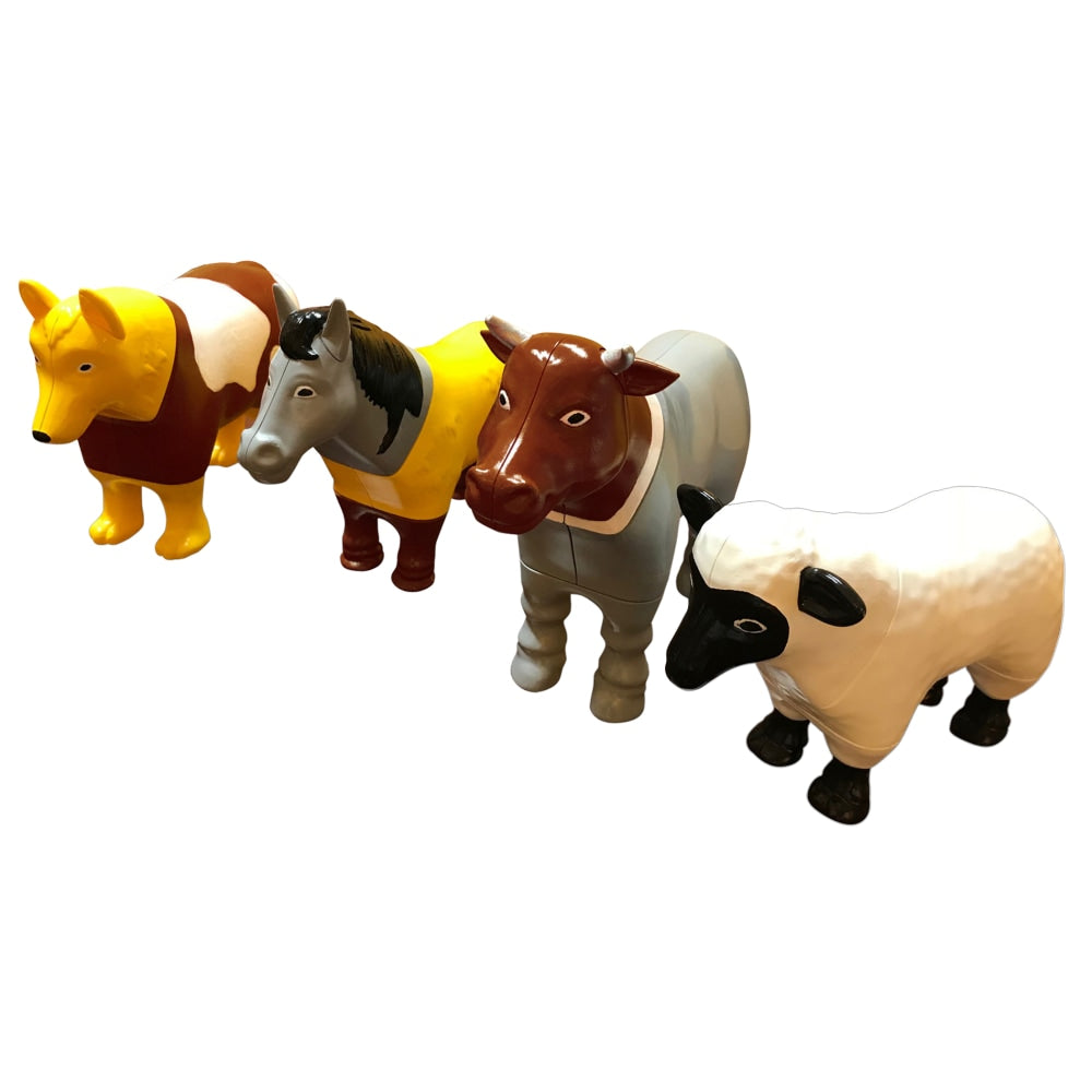 Popular Playthings Magnetic Mix or Match Farm Animals, Pack Of 4