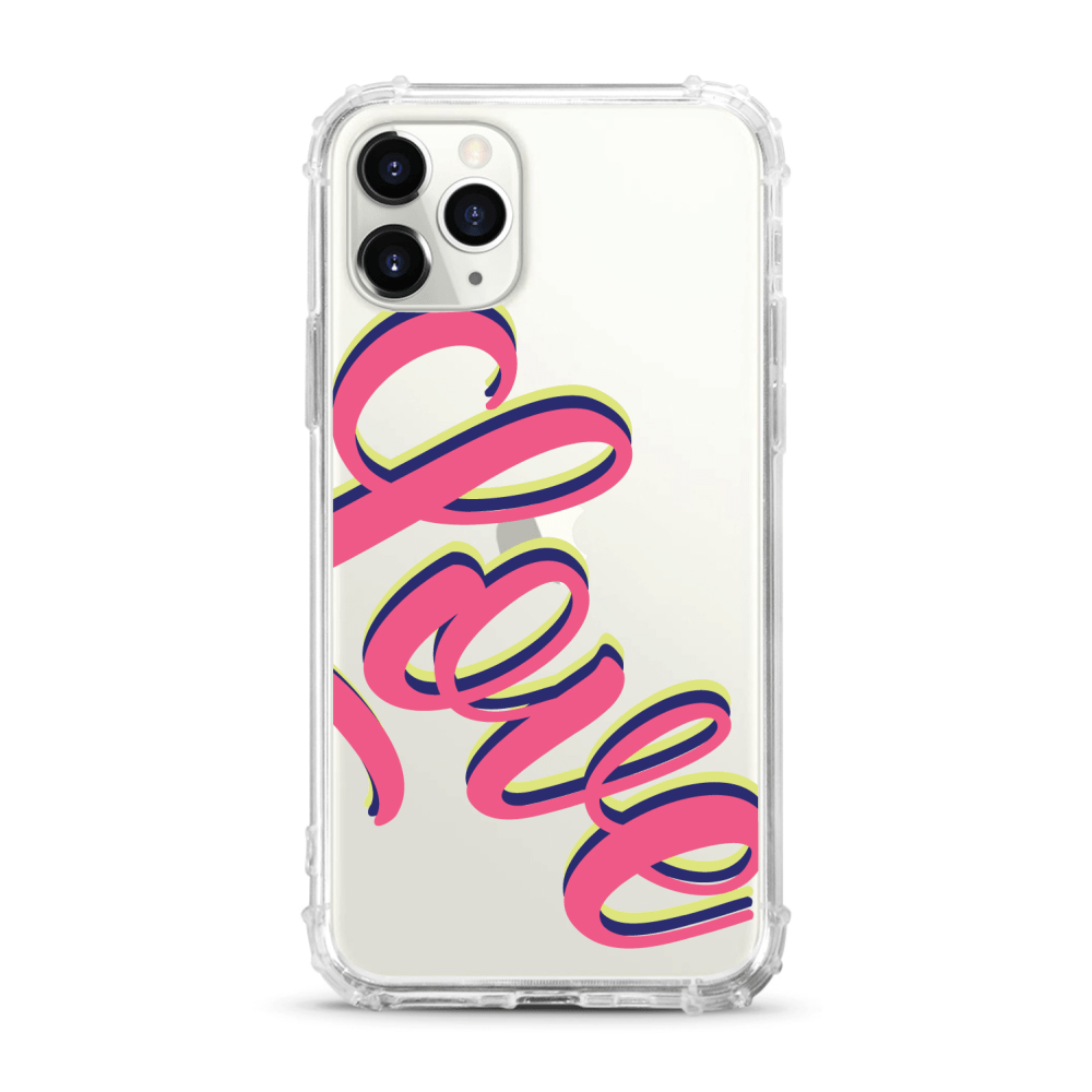 OTM Essentials Tough Edge Phone Case For iPhone 11 Pro, Neon Love, OP-ADP-Z127A