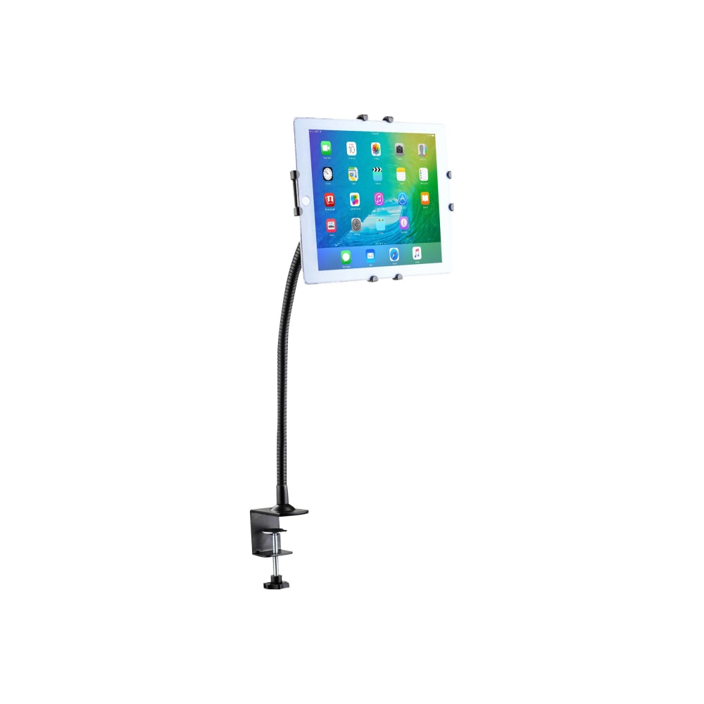 CTA Digital Gooseneck Clamp Mount For iPad & Tablets 9.7in-11in Screen Support