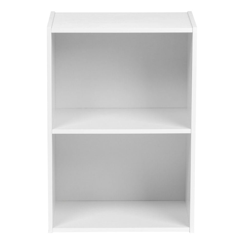 IRIS 24inH 2-Tier Storage-Shelf, White