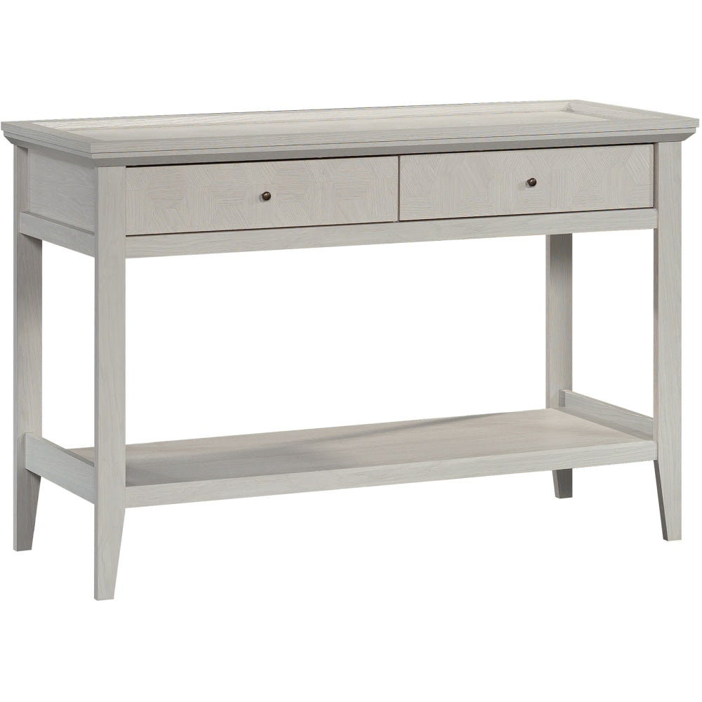 Sauder Larkin Ledge Console Table With Storage, 30-7/8inH x 47-1/2inW x 18-1/8inD, Glacier Oak