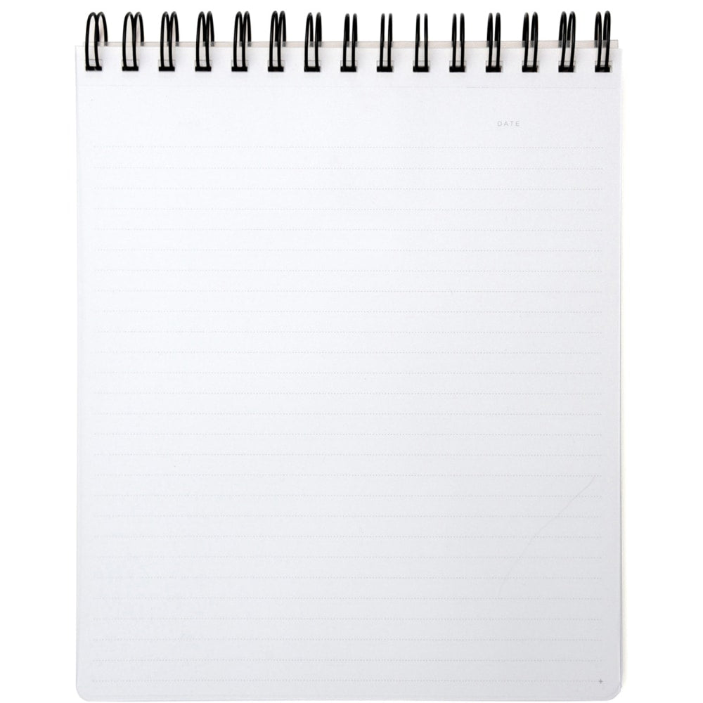 Russell & Hazel Jotter Spiral Notebook, Memo, 7in x 9in, 196 Pages, White