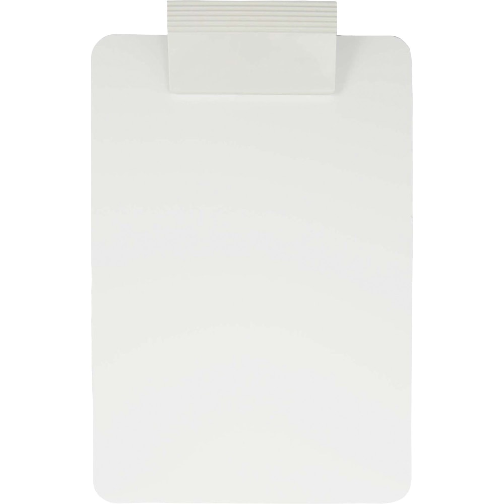 Saunders Antimicrobial Clipboard - 8 1/2in x 11in - White - 1 Each