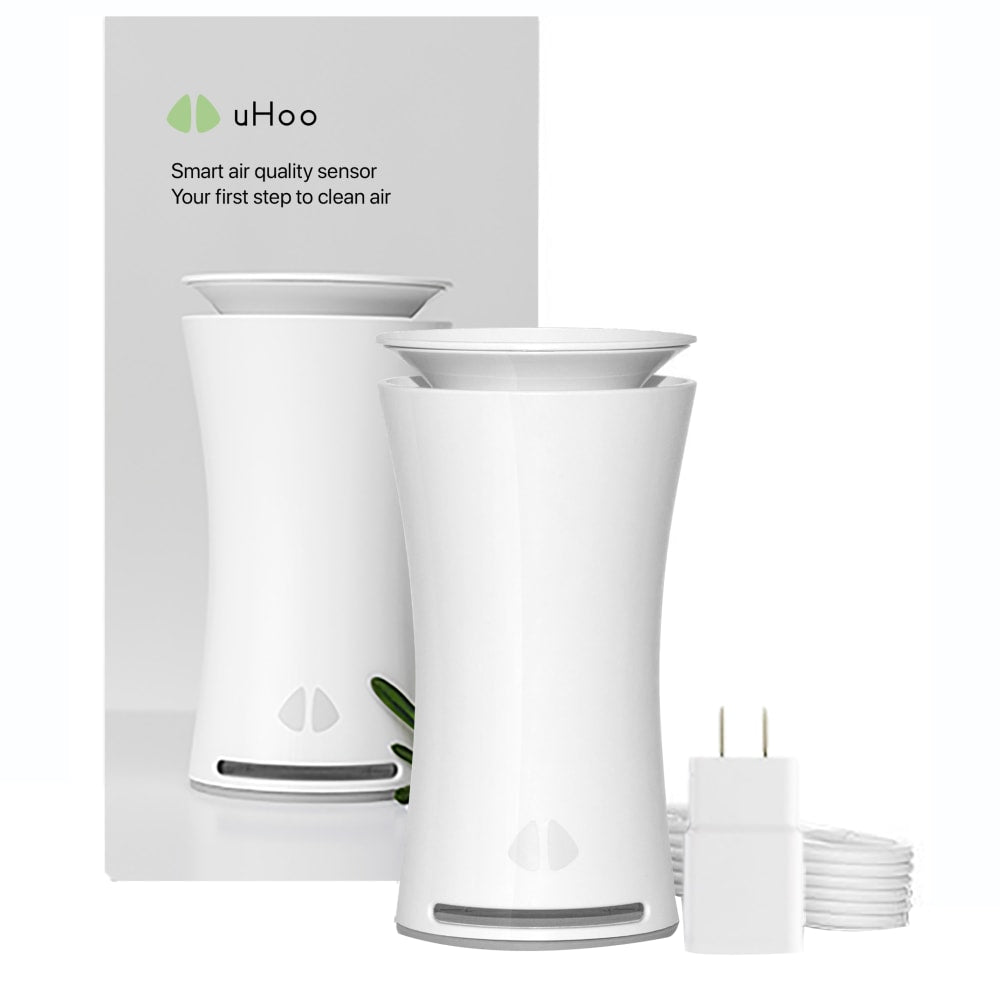 uHoo Smart Indoor Air Quality Sensor, White, UHO001800F001