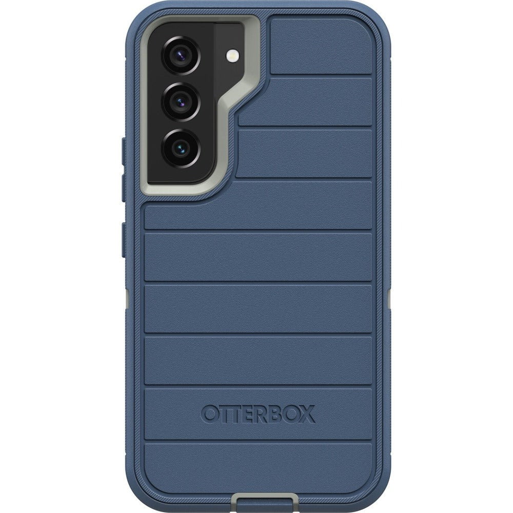 OtterBox Defender Series Pro Rugged Carrying Case Holster For Samsung Galaxy S22, Fort Blue