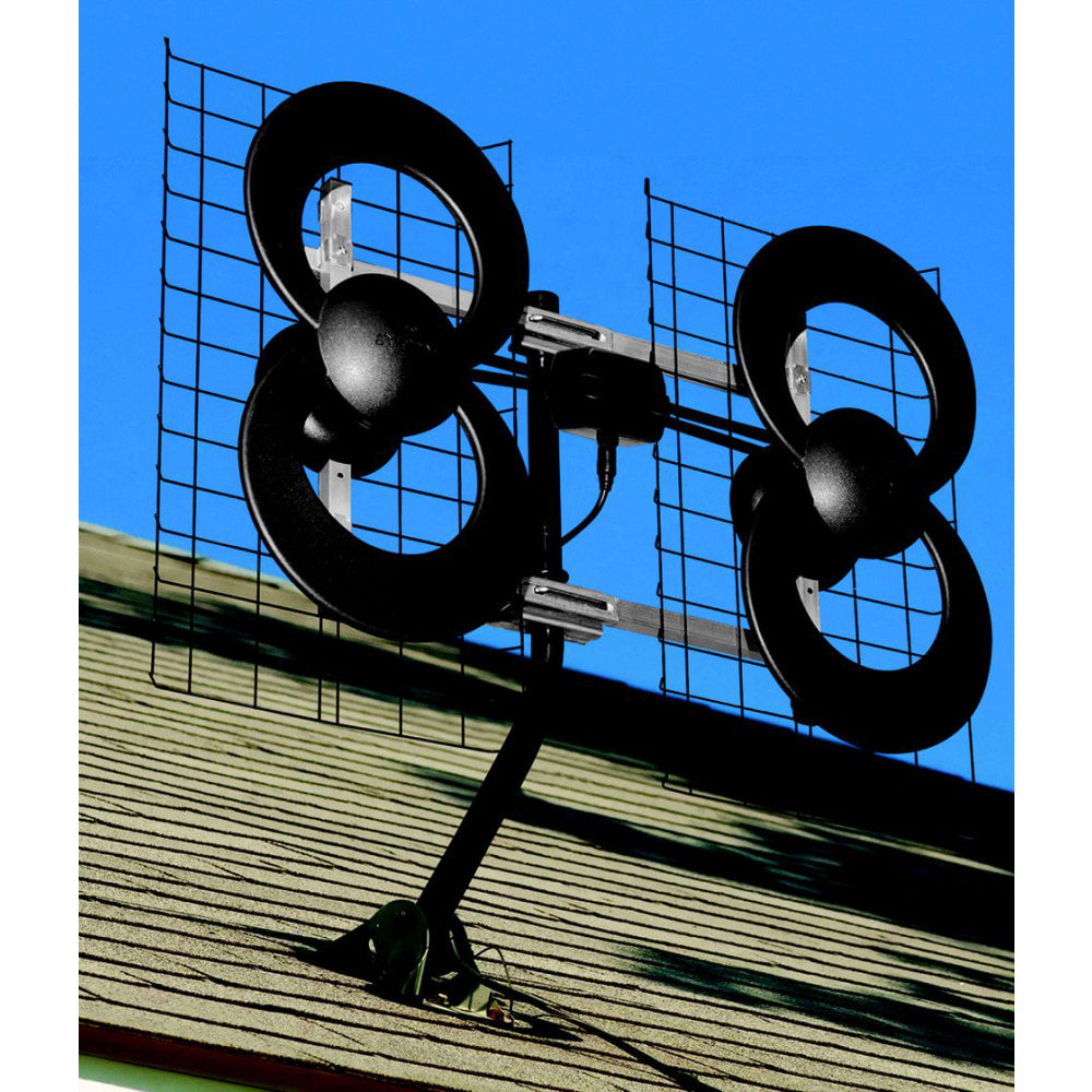 Antennas Direct Clearstream 4 Extreme Range Indoor/Outdoor DTV Antenna - Upto 65 Mile Range - UHF - 470 MHz to 700 MHz - 12.3 dBi - Television, Outdoor