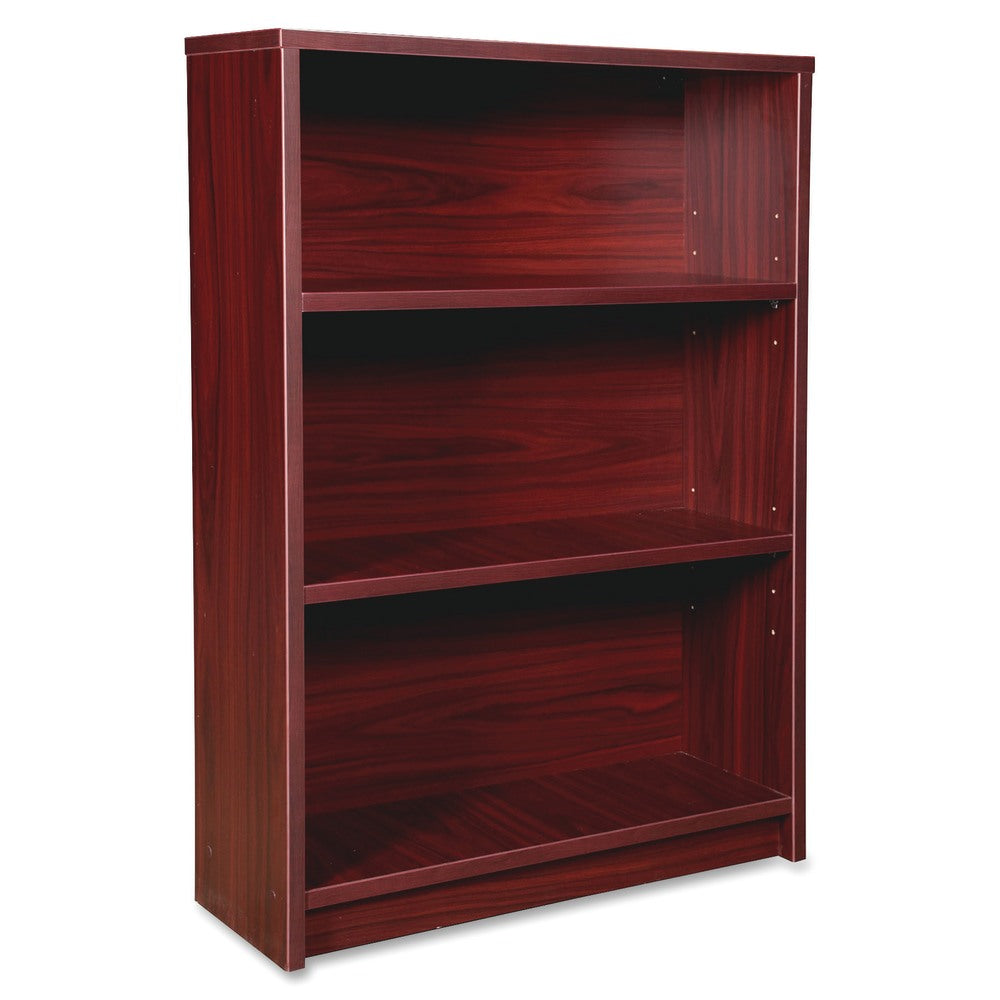 Lorell Prominence 2.0 48inH 4-Shelf Bookcase, Mahogany