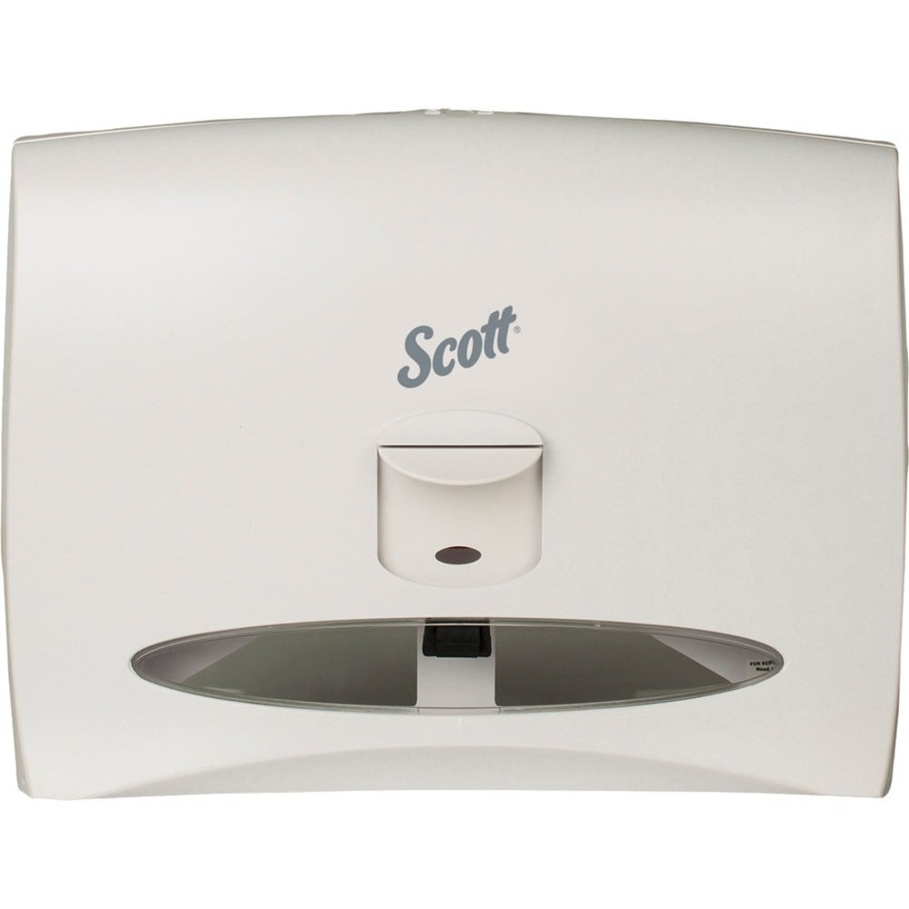 Kimberly-Clark Personal Seats Toilet Seat Cover Dispenser, 13 1/4inH x 17 1/2inW x 2 1/4inD, White