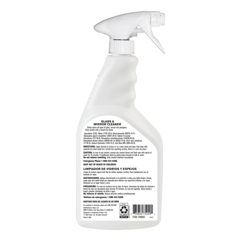 Highmark ECO Glass And Mirror Cleaner, 32 Oz