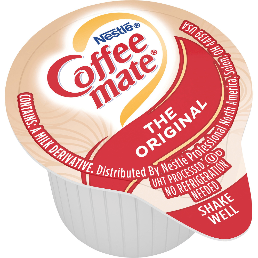 Nestle Coffee-mate Liquid Creamer, Original Flavor, 0.38 Oz Single Serve x 180