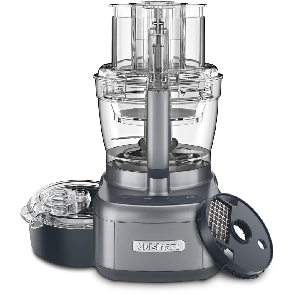 Cuisinart Elemental 13-Cup Food Processor With Dicing, 16-7/16inH x 10-7/16inW x 8-1/8inD, Gunmetal