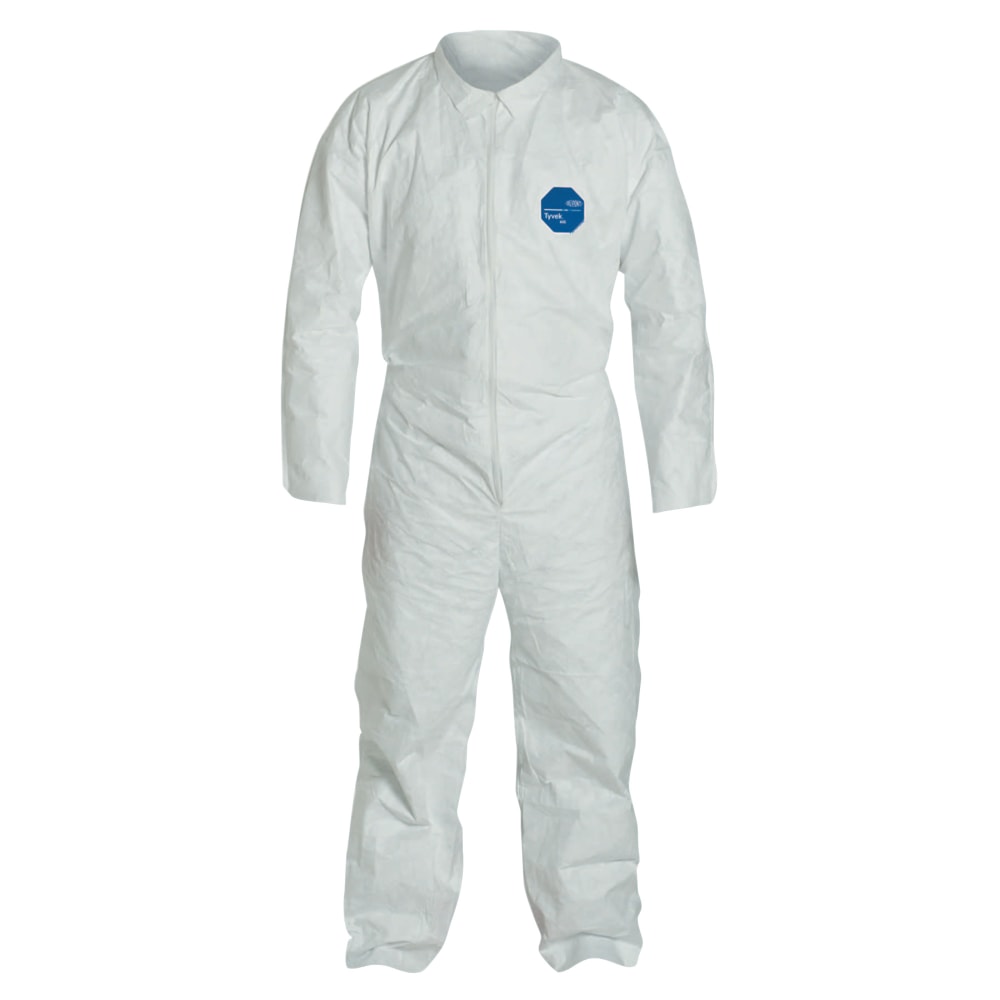 DuPont Tyvek 400 Coveralls, 3X, White, Pack Of 25 Coveralls