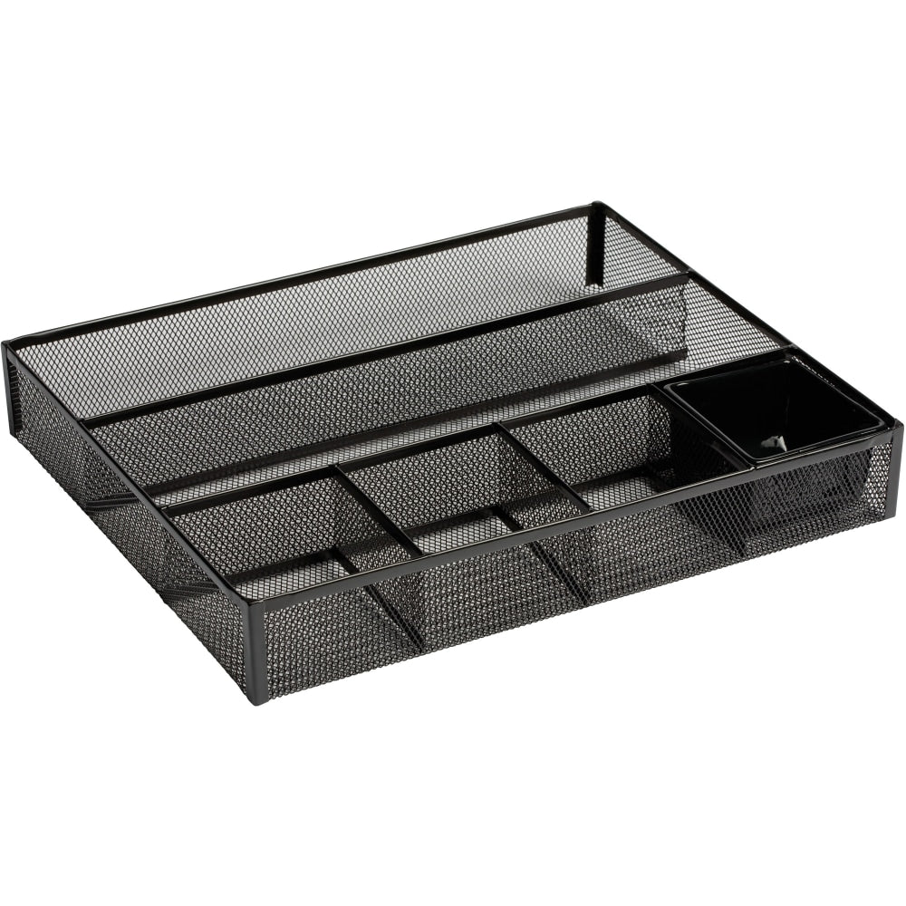 Office Depot Brand Mesh Large Drawer Organizer, Black