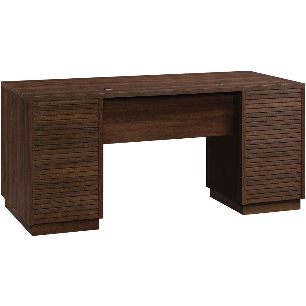 Sauder Englewood 66inW Executive Computer Desk, Spiced Mahogany