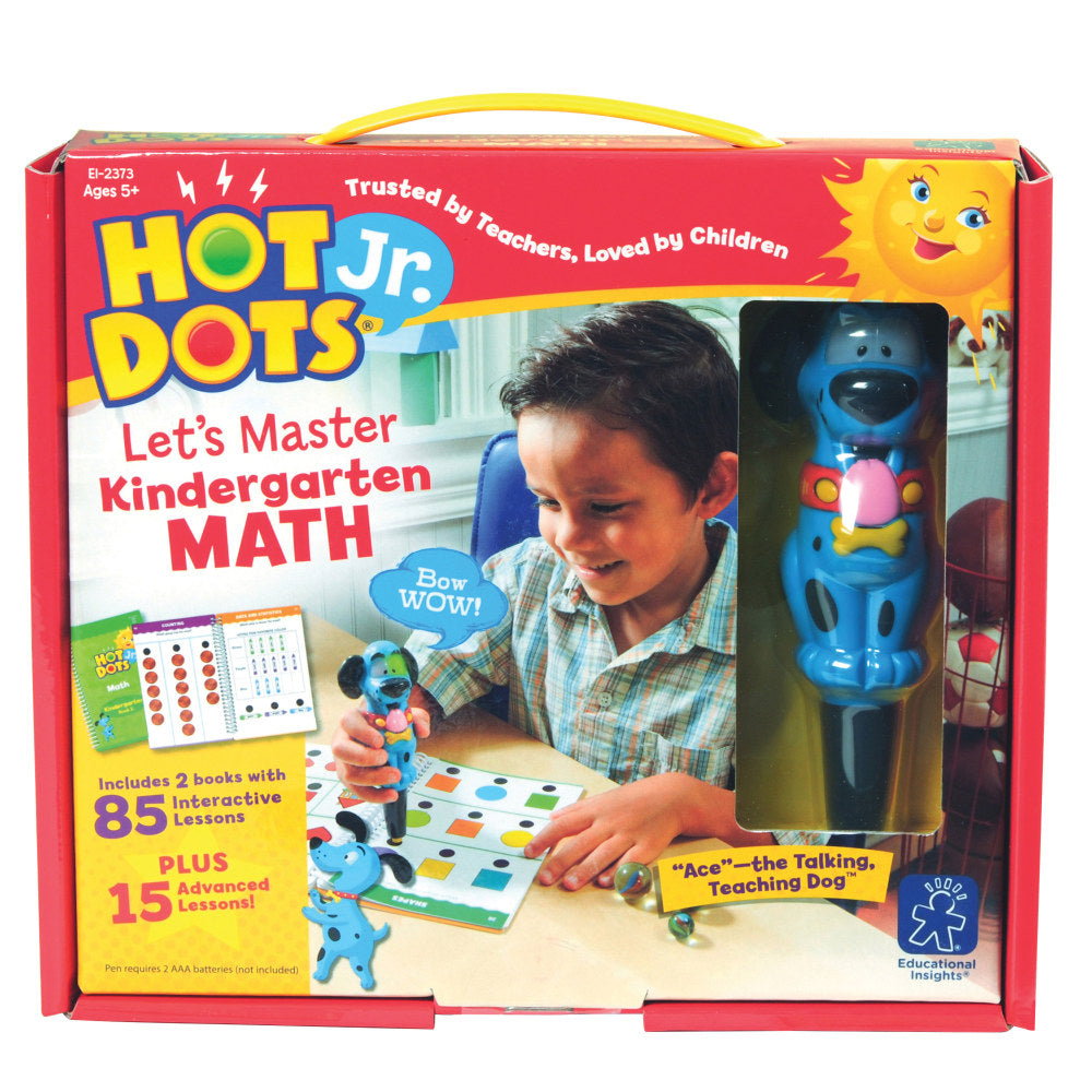 Educational Insights Hot Dots Jr. Lets Master Kindergarten Set With Ace Pen, K - 1st Grade