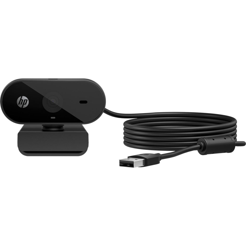 HP 325 Webcam - USB Type A - 1920 x 1080 Video - 66 deg. Angle - Microphone - Notebook, Monitor