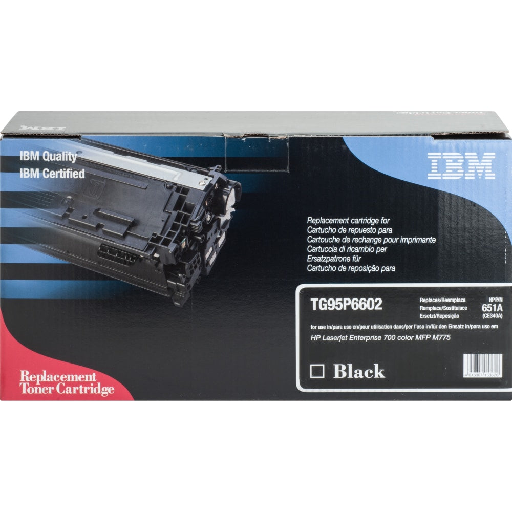 IBM Remanufactured Black Toner Cartridge Replacement For HP 507A CE340A, CE400A