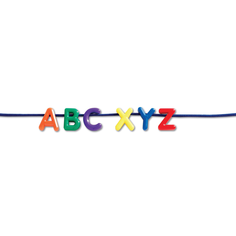 Learning Resources Plastic Lacing Uppercase Alphabet, All Ages