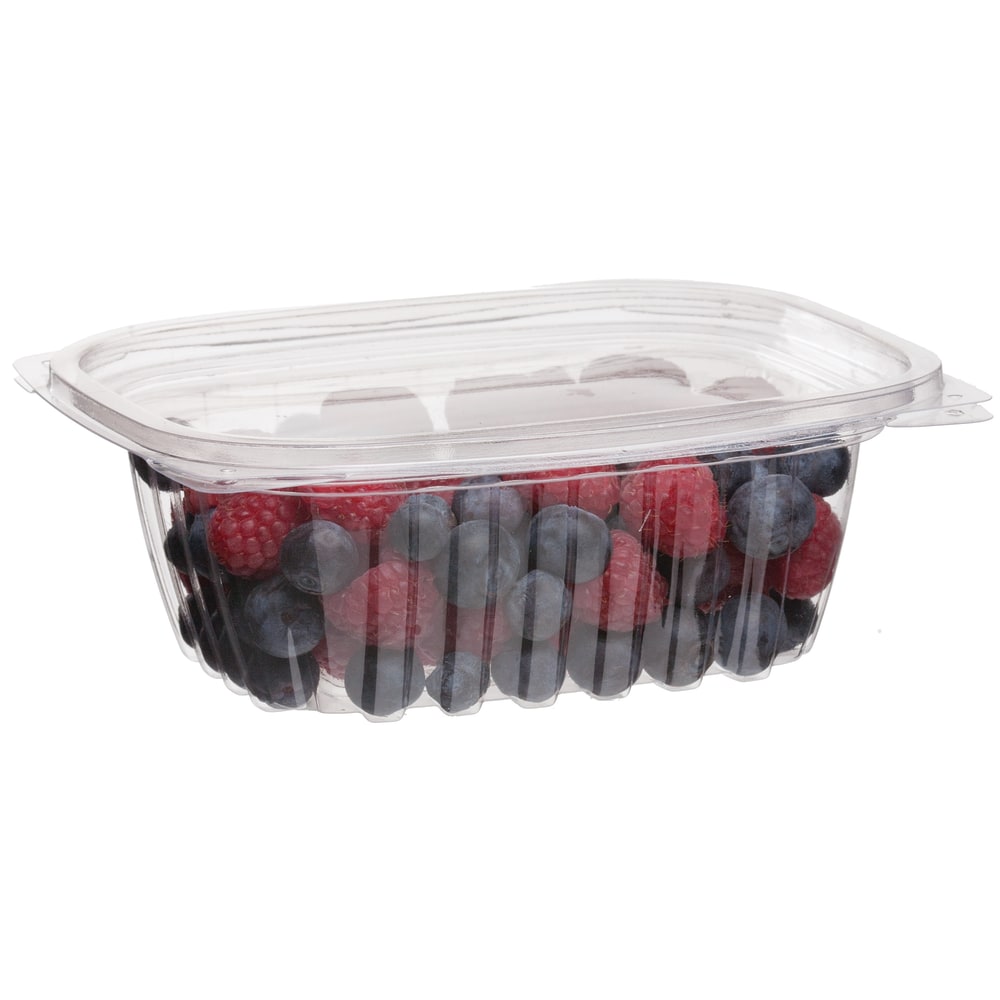 Eco-Products Rectangular Deli Containers, 12 Oz, Clear, Pack Of 300 Containers