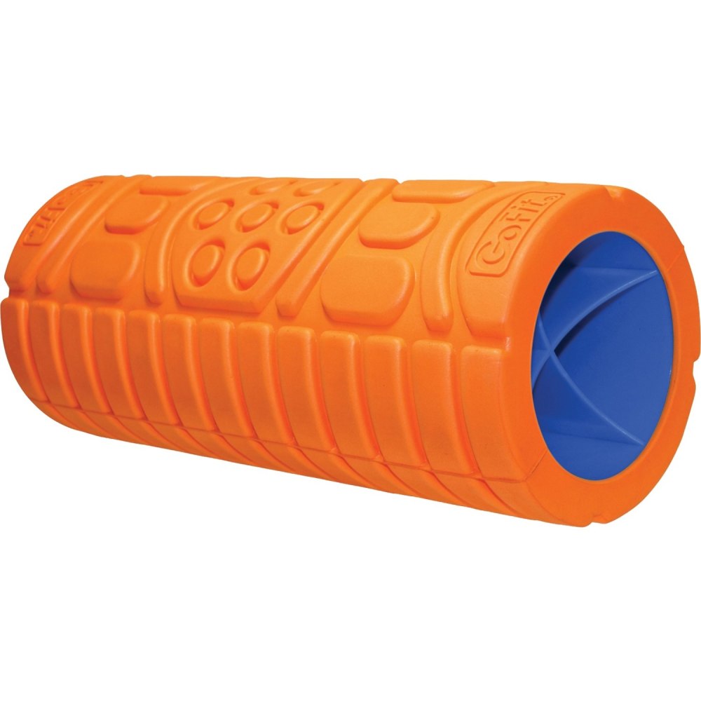 GoFit 13in Extreme Foam Roller - Orange - Foam