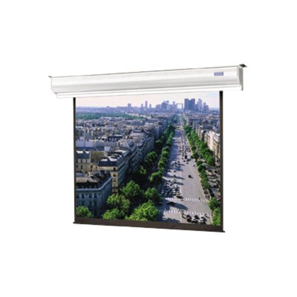 Da-Lite Contour Electrol Wide Format - Projection screen - ceiling mountable, wall mountable - motorized - 120 V - 130in (129.9 in) - 16:10 - Matte White - white powder coat