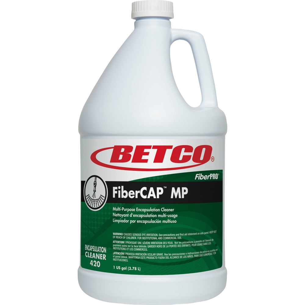 Betco FiberCAP MP Carpet Cleaner, 128 Oz Bottle, Case Of 4