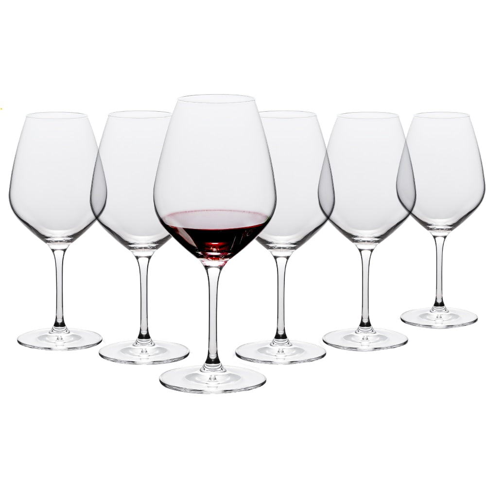 Table 12 Red Wine Glasses, 19.25 Oz, Clear, Set Of 6 Glass