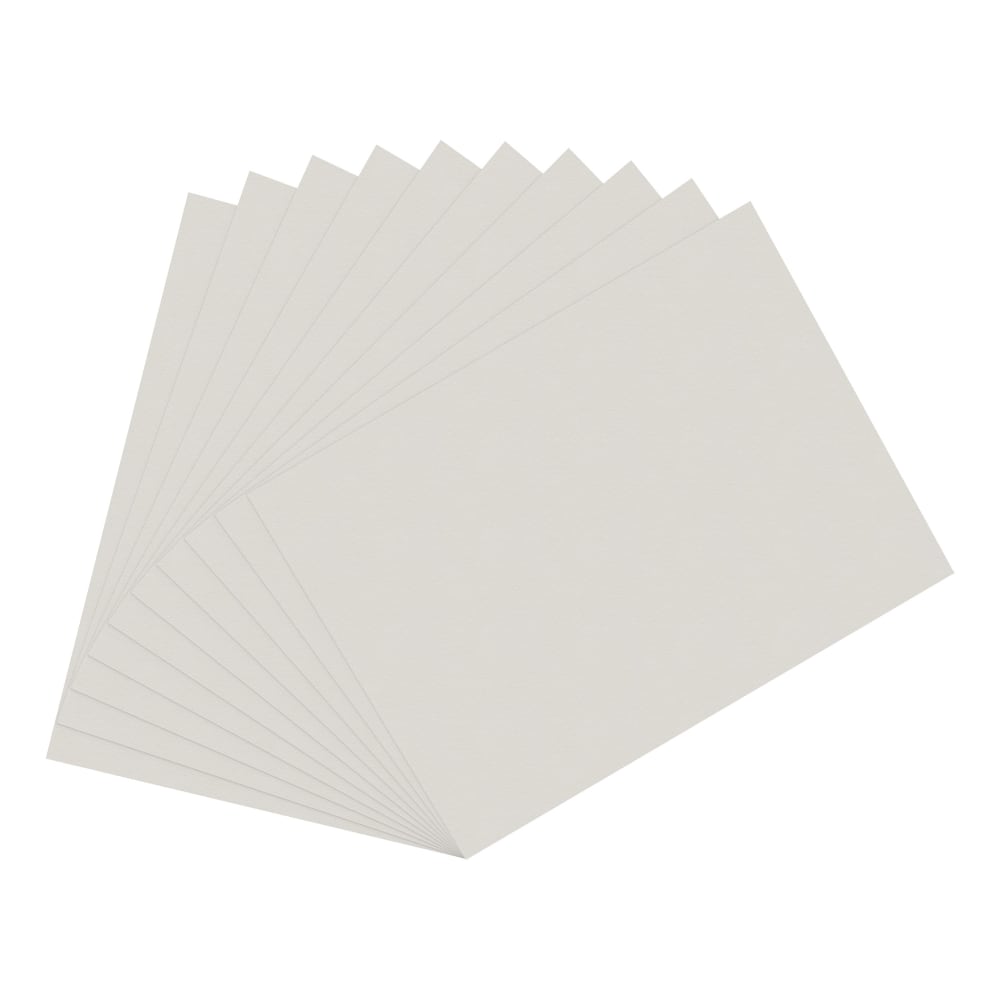 Office Depot Brand Construction Paper, 9in x 12in, 100% Recycled, Stone White, Pack Of 300 Sheets