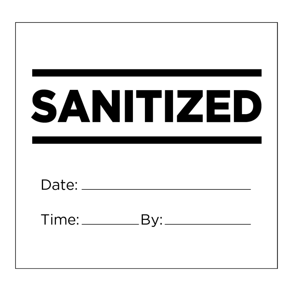 Post-it Notes Sanitized Adhesive Notes, 3in x 3in, White