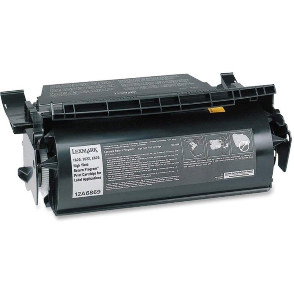 Lexmark 12A6869 Black High Yield Return Program Toner Cartridge