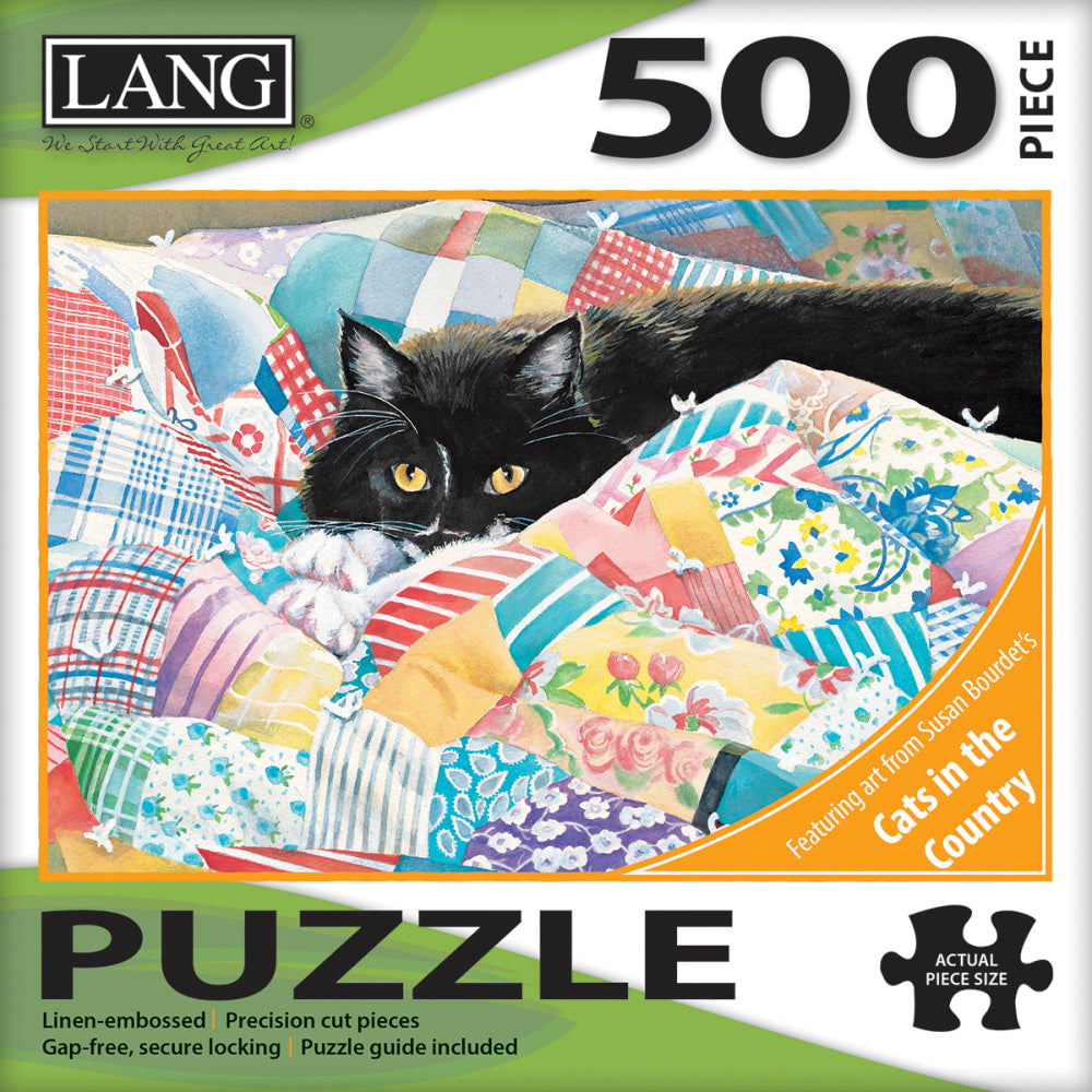 Lang 500-Piece Jigsaw Puzzle, Grandmas Quilt