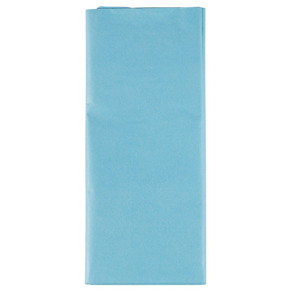 JAM Paper Tissue Paper, 26inH x 20inW x 1/8inD, Bright Blue, Pack Of 10 Sheets