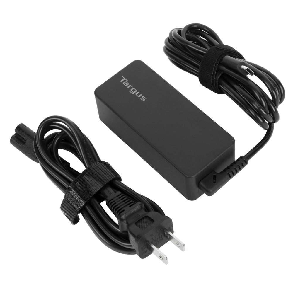 Targus 45-Watt USB-C Charger, 5.9ft, Black, APA106BT