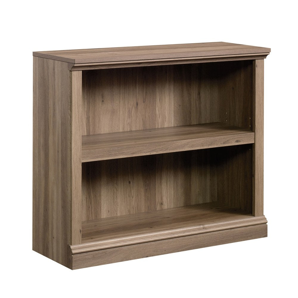 Sauder Select 30inH 2-Shelf Bookcase, Salt Oak