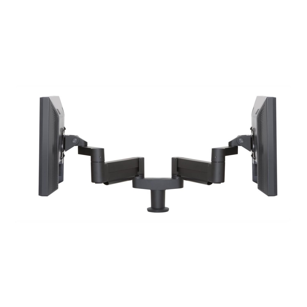 Ergotech 7Flex Dual - Mounting kit (2 articulating arms) - for 2 flat panels - black - screen size: up to 32in