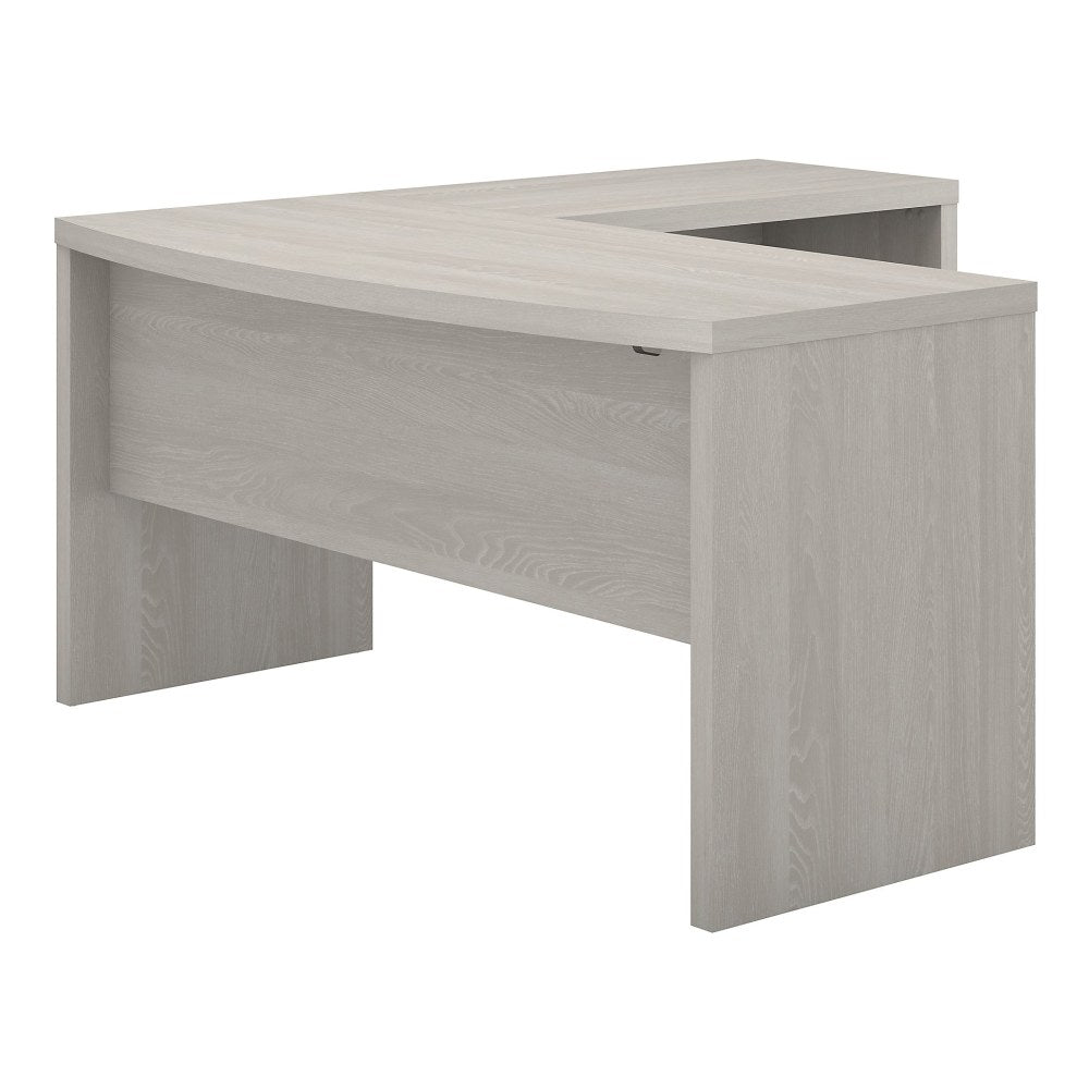 Bush Business Furniture Echo 60inW L-Shaped Bow-Front Corner Desk, Gray Sand, Standard Delivery