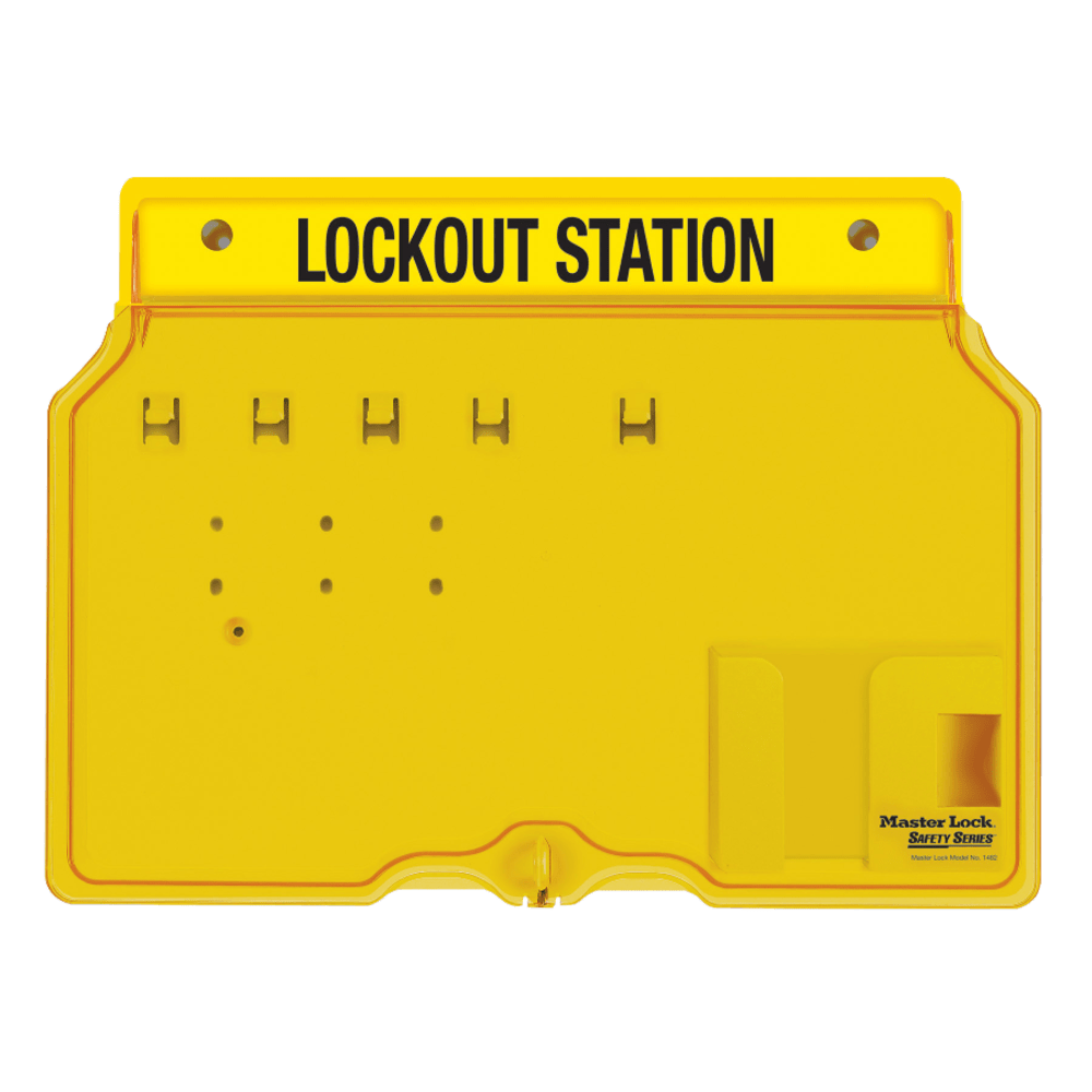 Master Lock Unfilled Padlock Lockout Station With Cover