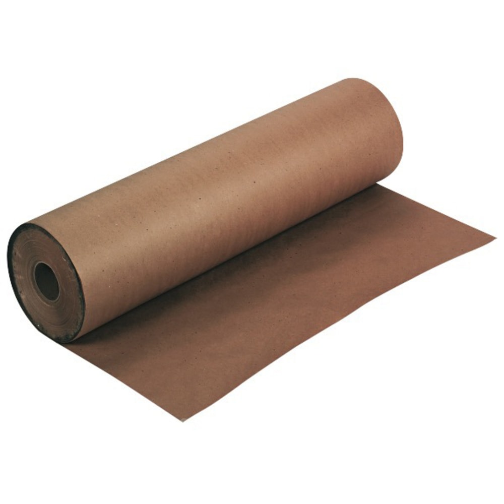 Pacon Kraft Wrapping Paper, 100% Recycled, 50 Lb., 36in x 1,000ft, Brown