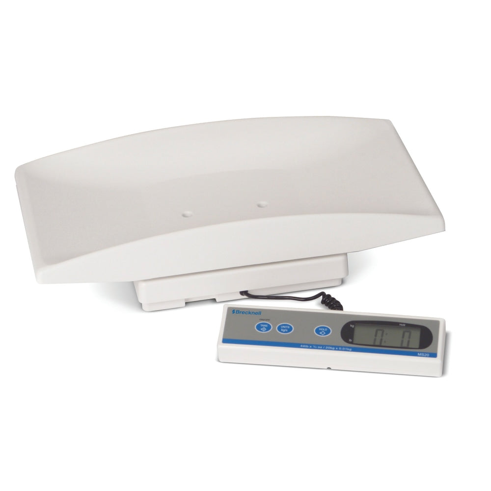 Brecknell MS20 Digital Pediatric Medical Scale, 44-Lb Capacity