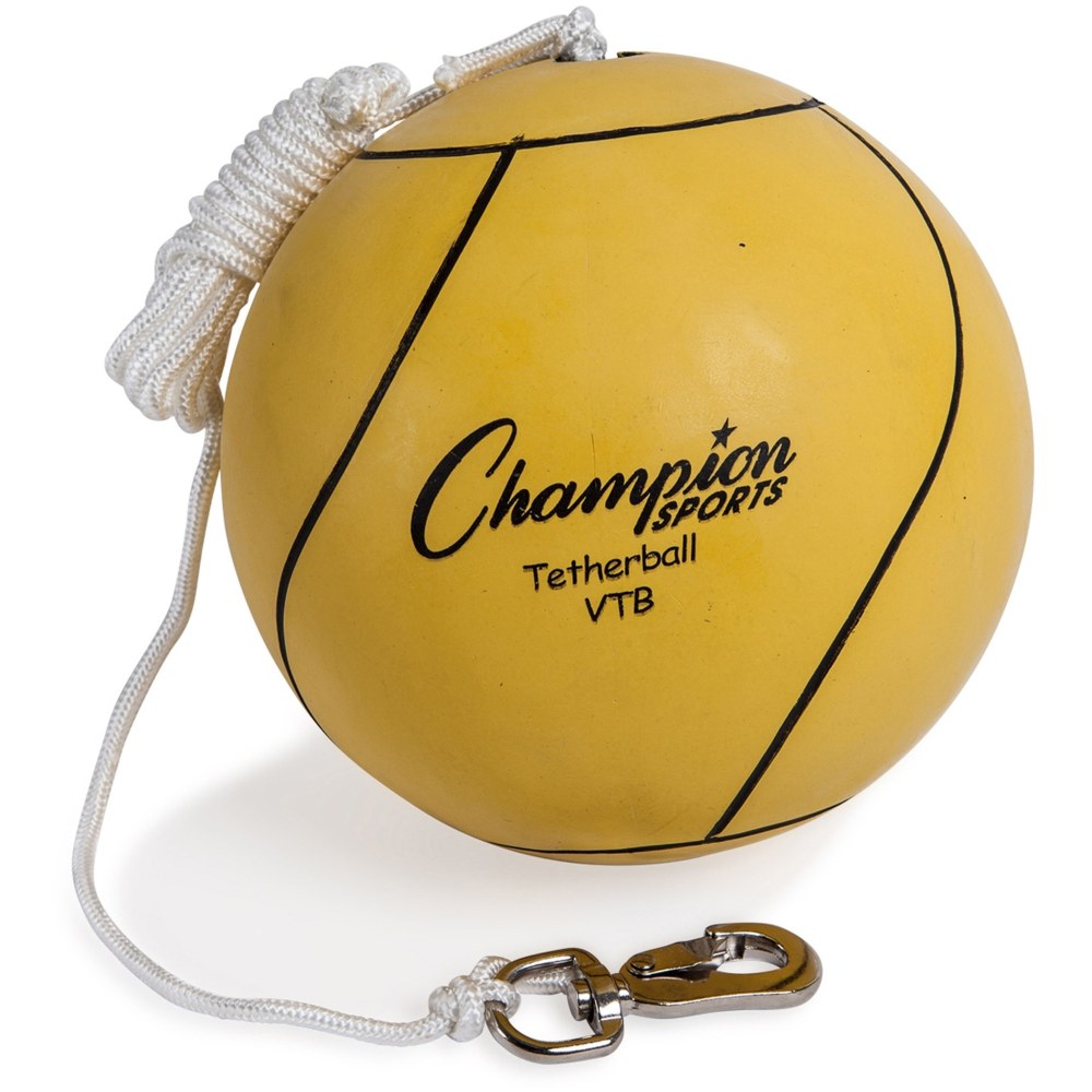 Champion Sports Nylon Tether Ball, Yellow