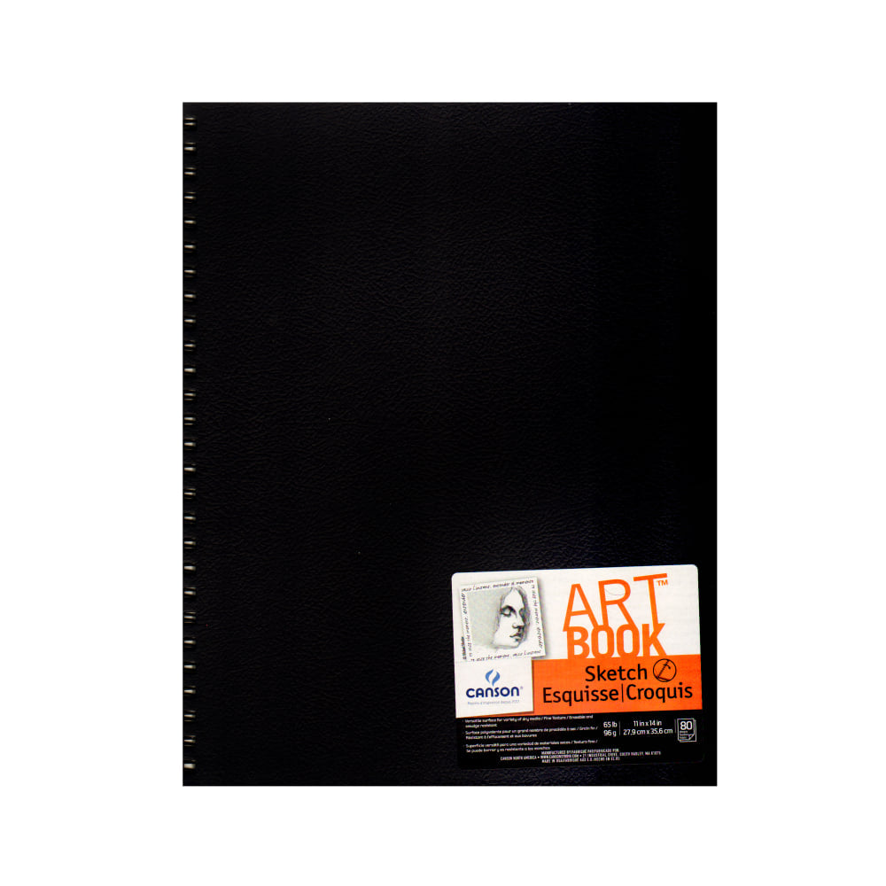 Canson Field Sketchbook, 11in x 14in, 80 Sheets, Black