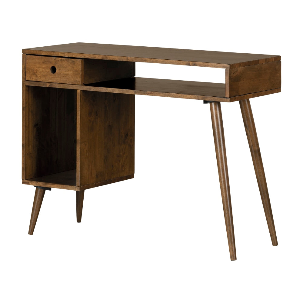 South Shore Kodali 40inW Computer Desk, Natural Walnut