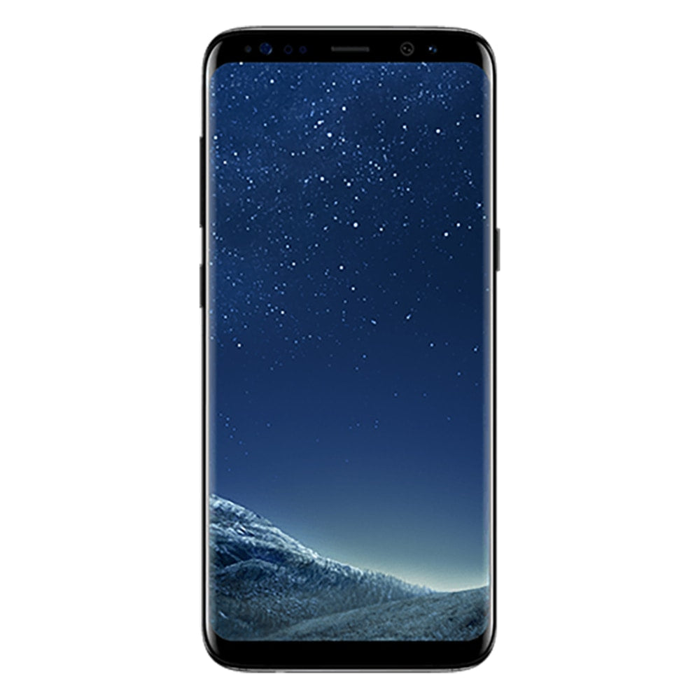 Samsung Galaxy S8 G950F Cell Phone, Midnight Black, PSN100981