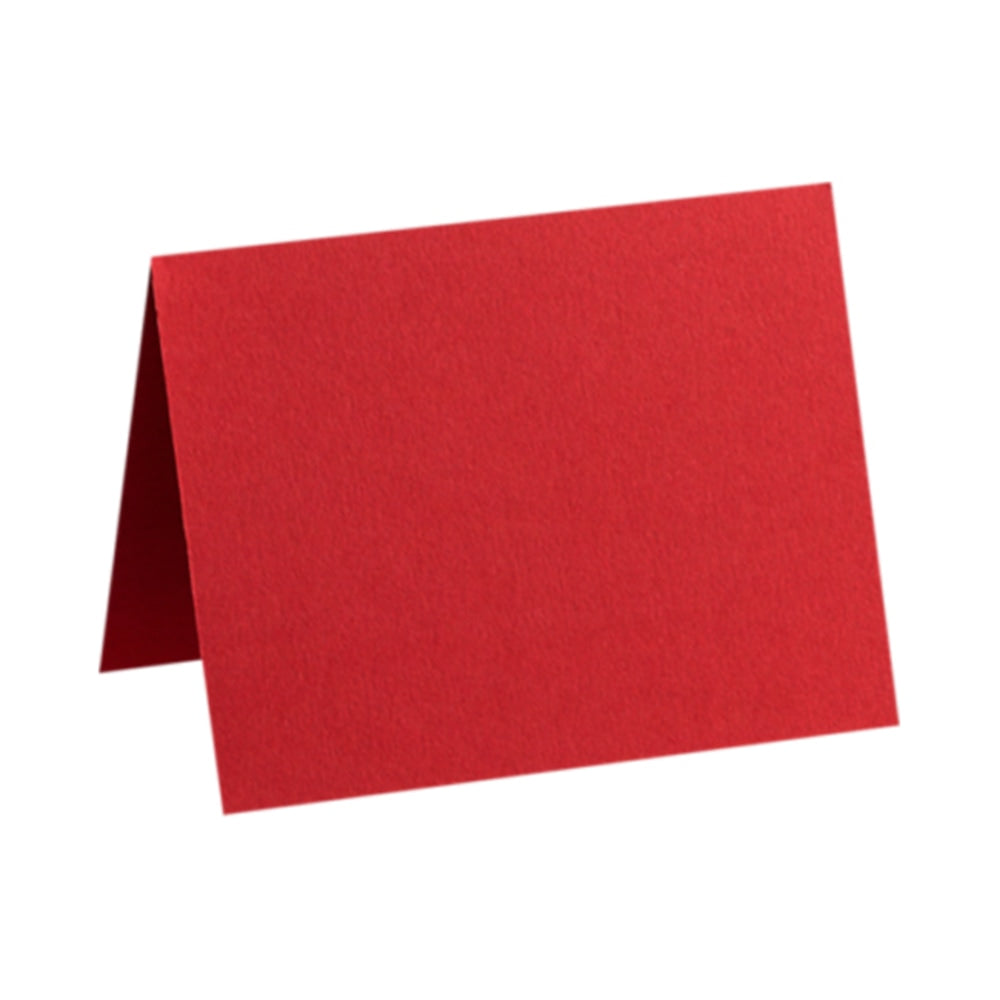 LUX Folded Cards, A1, 3 1/2in x 4 7/8in, Ruby Red, Pack Of 500