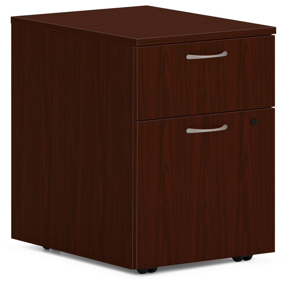 HON Mod HLPLPMBF Pedestal - 15in x 20in20in - 2 x Box, File Drawer(s) - Finish: Traditional Mahogany