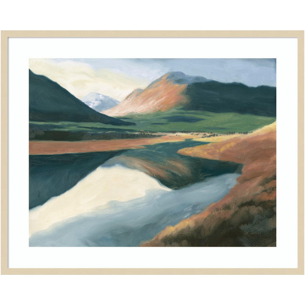 Amanti Art High North by James Wiens Wood Framed Wall Art Print, 33inH x 41inW, Natural