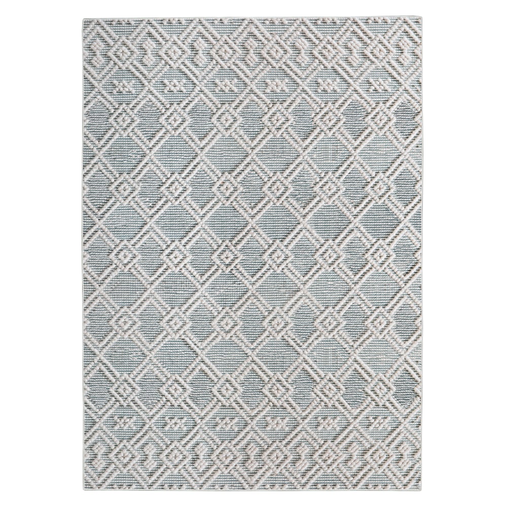 Linon Aria Area Rug, 3ft x 5ft, Savre Cream/Gray