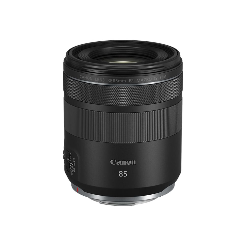 Canon - 85 mmf/2 - Macro Fixed Lens for Canon RF - Designed for Digital Camera - 67 mm Attachment - 0.50x Magnification - Optical IS - 0.1in Length - 0.1in Diameter