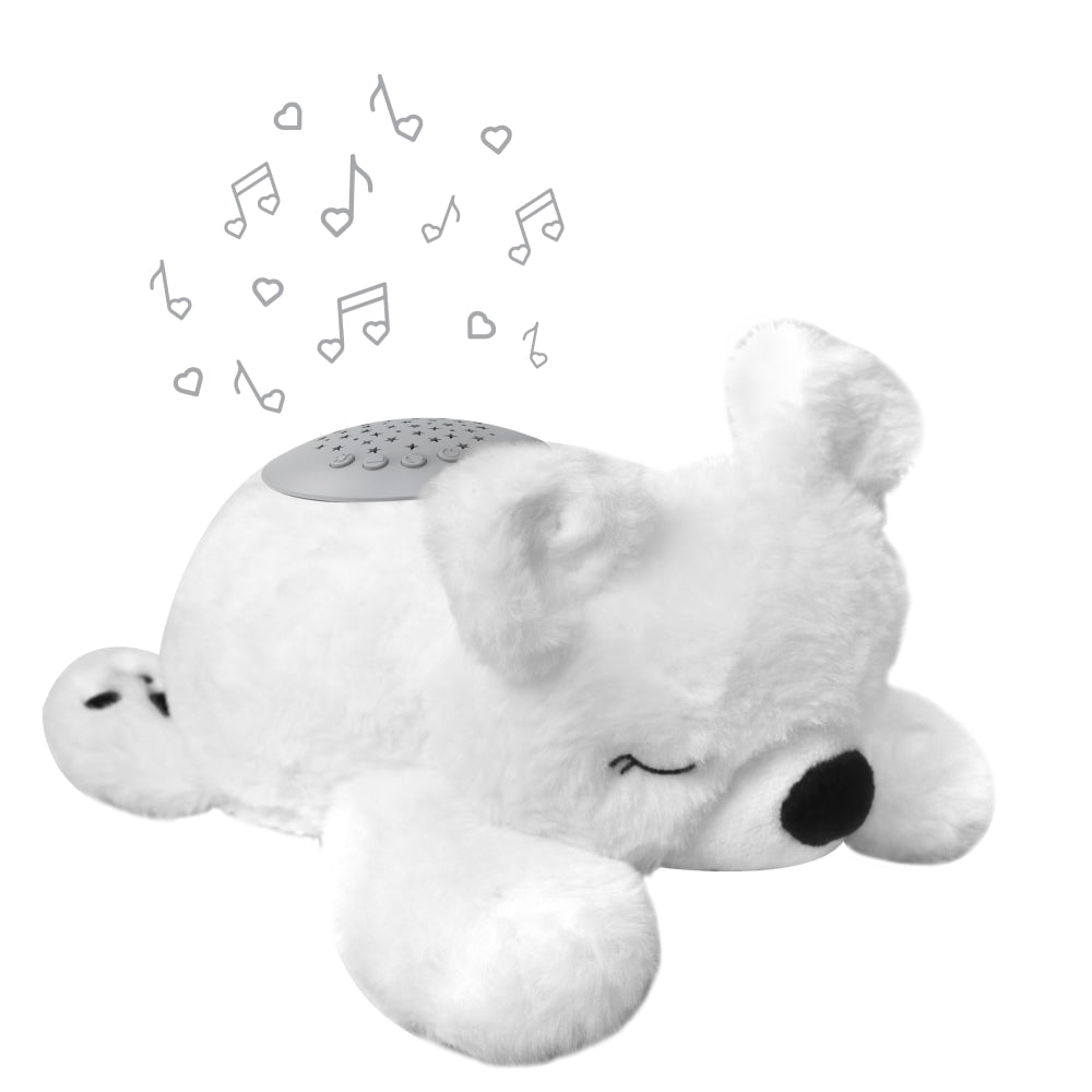 Pure Enrichment PureBaby Sound Sleepers Sound Machine, 9inH x 5-3/8inW x 4inD, Polar Bear