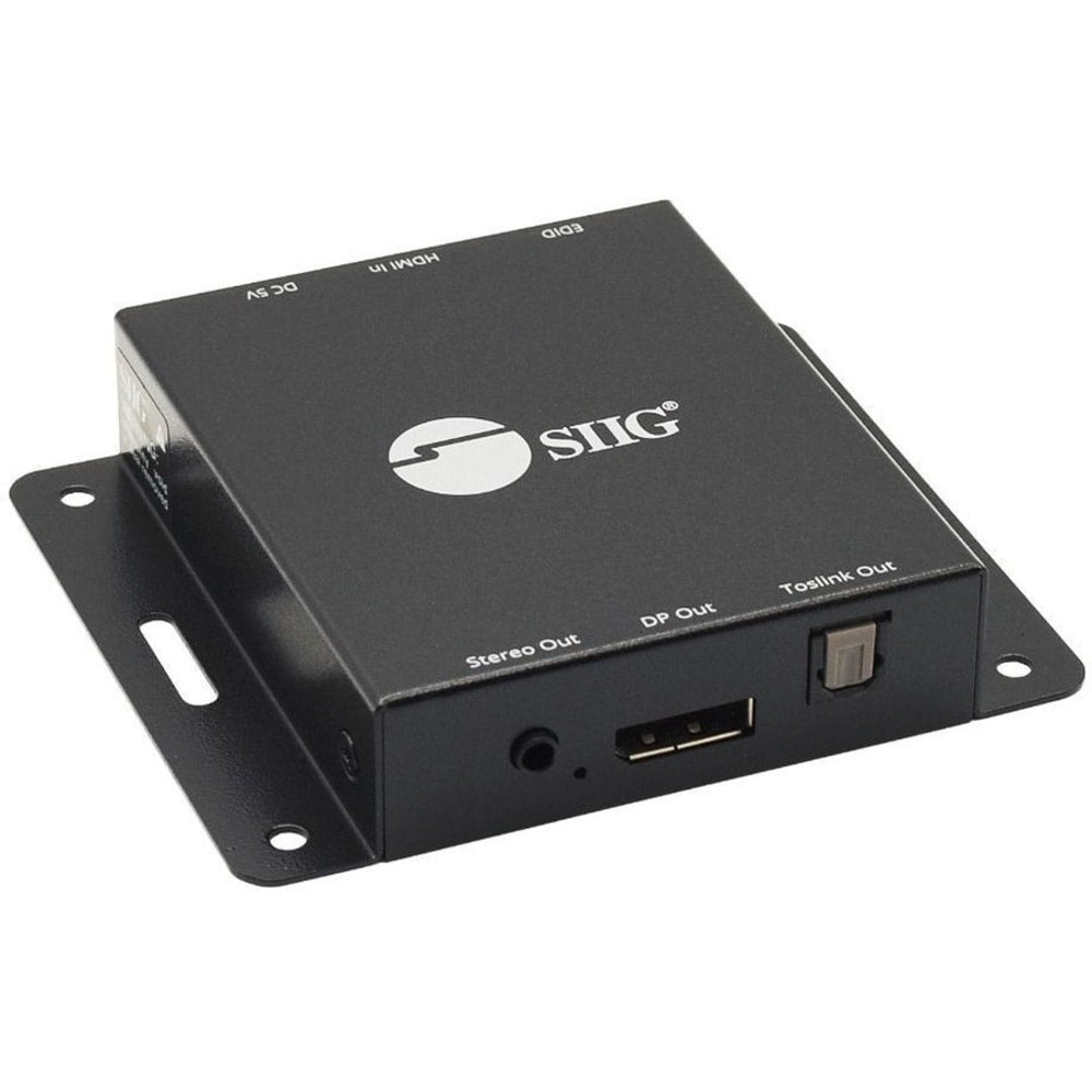 SIIG HDMI 2.0 to DisplayPort 1.2 Converter With Audio Extractor